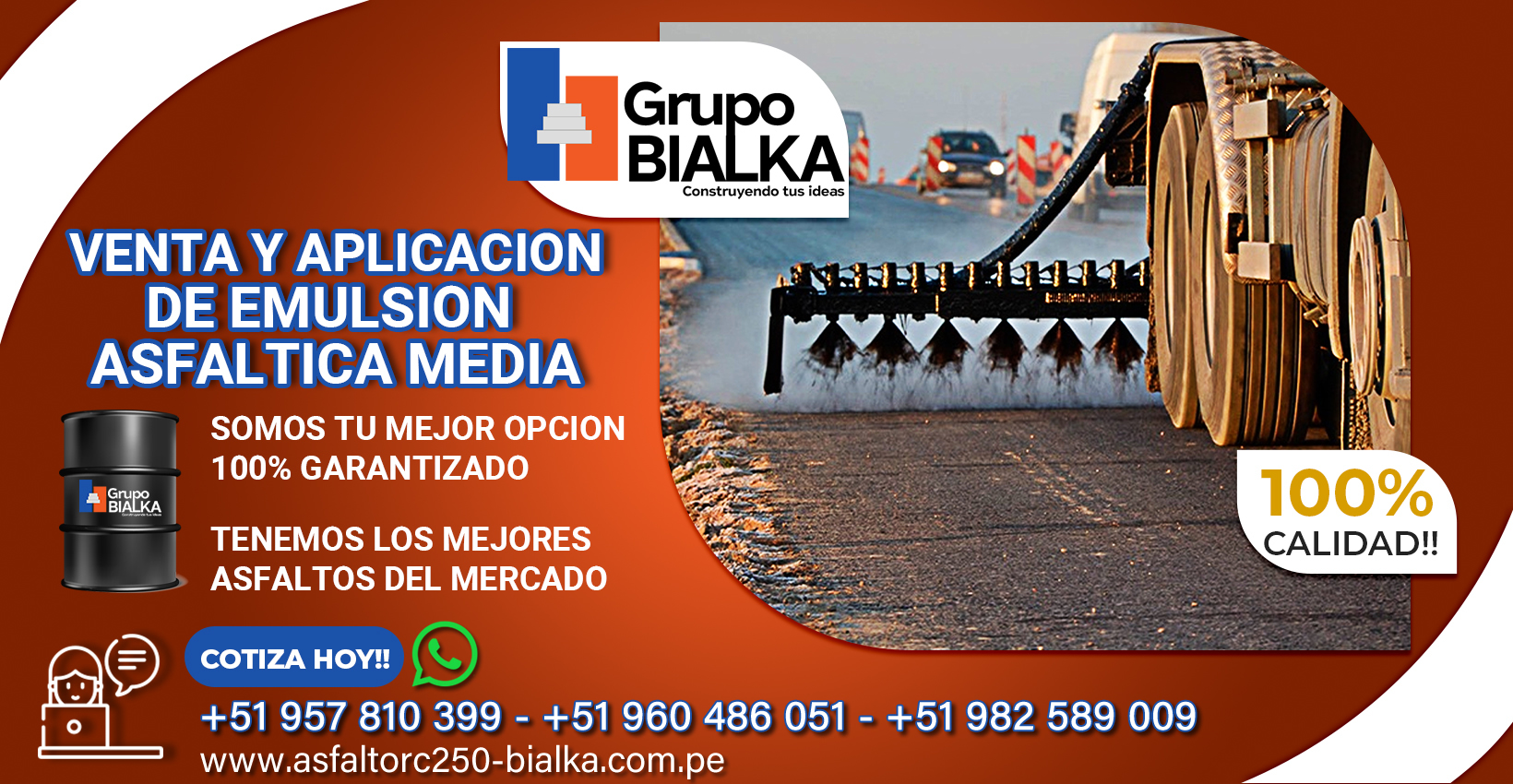 emulsion asfaltica de rotura media